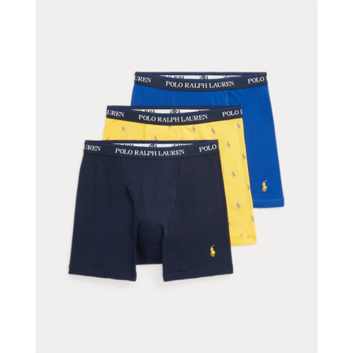 Polo Ralph Lauren Cotton Wicking Boxer Brief 3-Pack