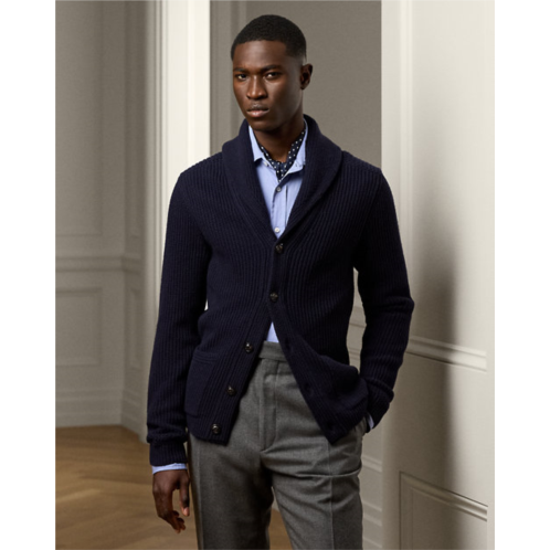 Polo Ralph Lauren Wool-Cashmere Shawl Cardigan