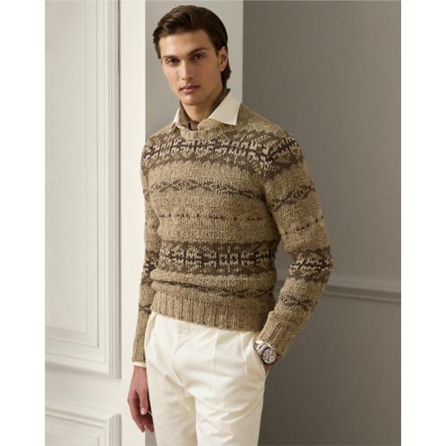 Polo Ralph Lauren Fair Isle Silk Crewneck Sweater