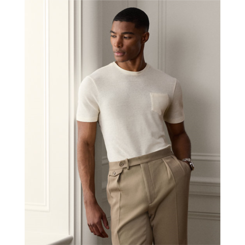 Polo Ralph Lauren Linen-Cotton Pique Pocket T-Shirt