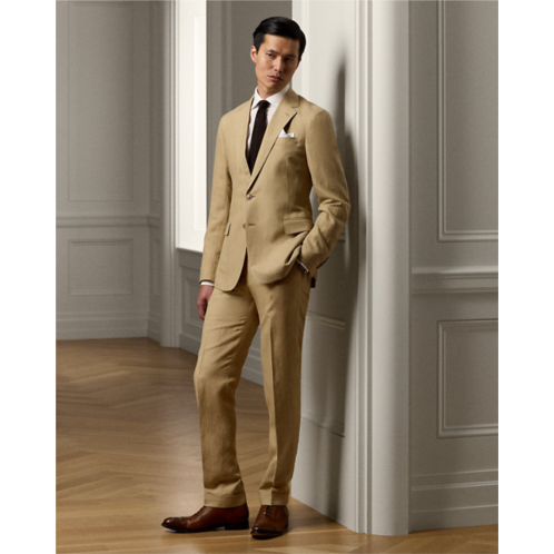 Polo Ralph Lauren Gregory Hand-Tailored Silk-Linen Trouser