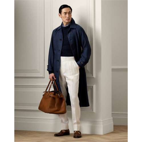 Polo Ralph Lauren Hand-Tailored Linen-Silk Topcoat