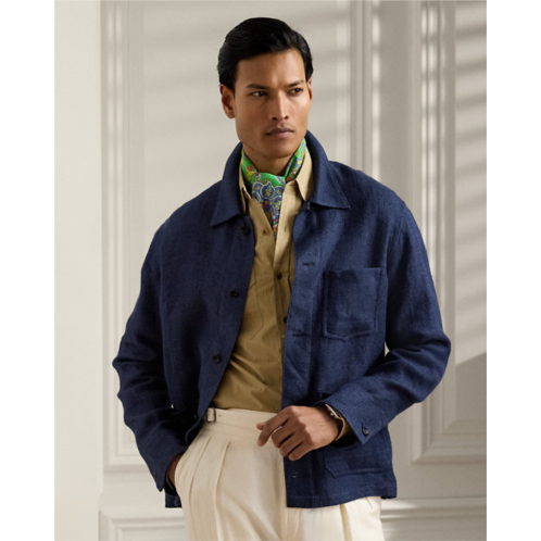Polo Ralph Lauren Burnham Hand-Tailored Linen-Silk Jacket