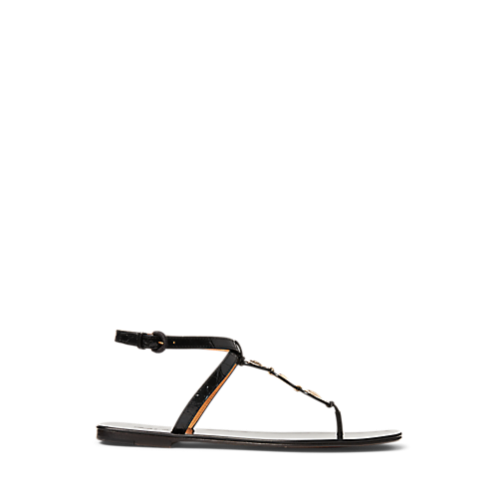 Polo Ralph Lauren Dorinda Embossed Calfskin Sandal