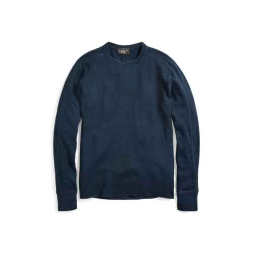 Polo Ralph Lauren Indigo Jacquard-Knit Crewneck