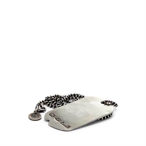 Polo Ralph Lauren Silver Dog-Tag Necklace