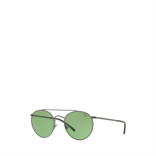 Polo Ralph Lauren Retro Round Metal Sunglasses