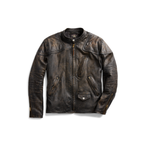Polo Ralph Lauren Slim Fit Leather Moto Jacket