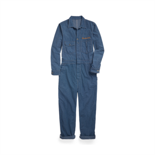 Polo Ralph Lauren Embroidered Jaspe Twill Coverall