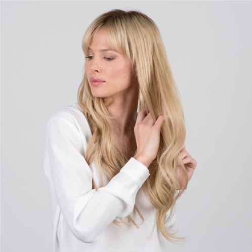 T3 BodyWaver 1.75” Professional Ceramic Styling Iron for Waves and Volume (White & Rose Gold)