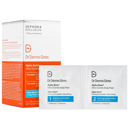 Dr. Dennis Gross Skincare Alpha Beta Ultra Gentle Daily Peel Pads for Sensitive Skin