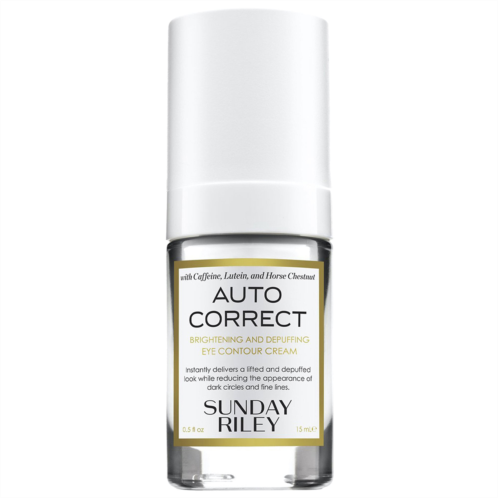 Sunday Riley Auto Correct Brightening Depuffing Eye Cream for Dark Circles