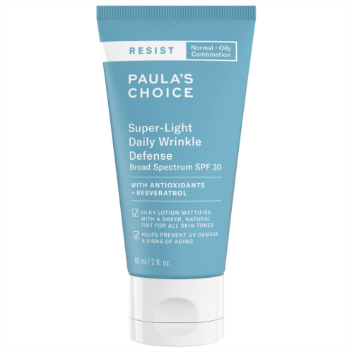 Paula s Choice RESIST Super-Light Daily Wrinkle Defense Face Sunscreen SPF 30