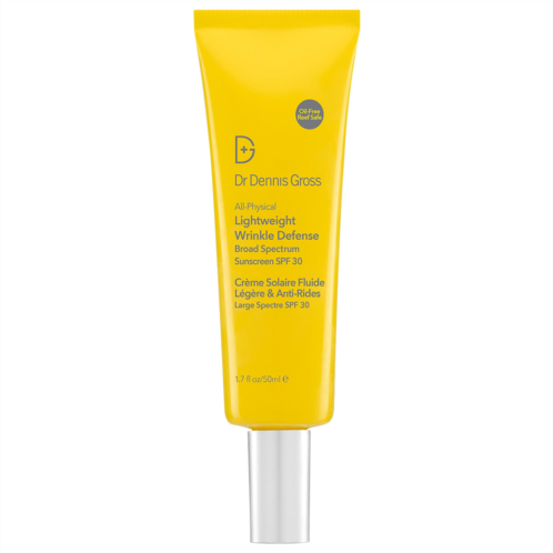 Dr. Dennis Gross Skincare All-Physical Lightweight Wrinkle Defense Broad Spectrum Sunscreen SPF 30