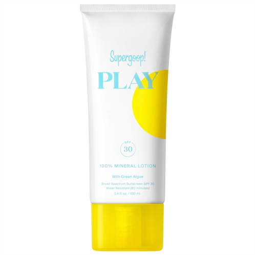 Supergoop! PLAY 100% Mineral Sunscreen Lotion SPF 30 with Green Algae