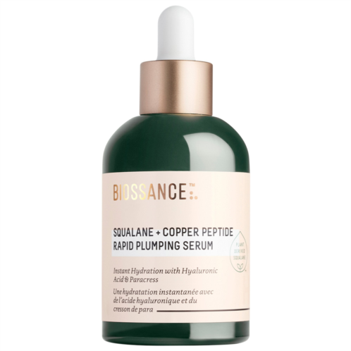 Biossance Copper Peptide Rapid Plumping & Hydrating Serum with Hyaluronic Acid Squalane