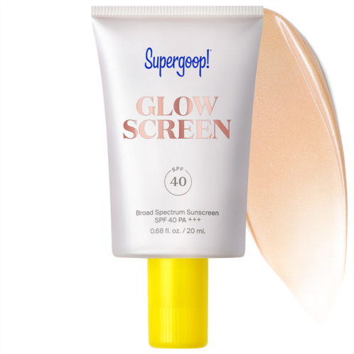 Supergoop! Mini Glowscreen Sunscreen SPF 40 with Hyaluronic Acid Niacinamide