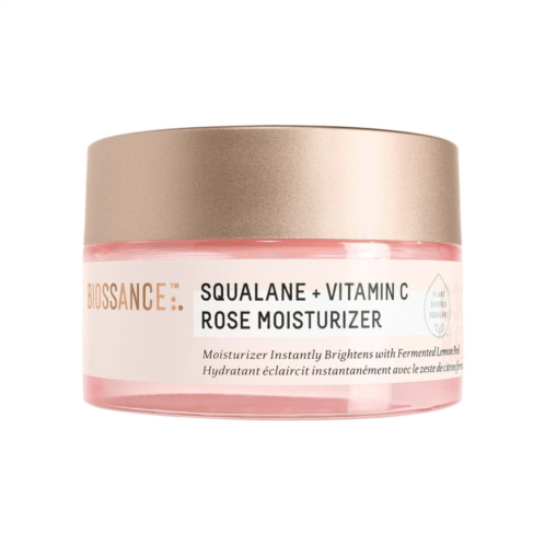 Biossance Vitamin C Rose Brightening Moisturizer Squalane