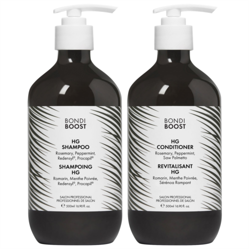 BondiBoost HG Shampoo & Conditioner Set for Thinning Hair with Rosemary