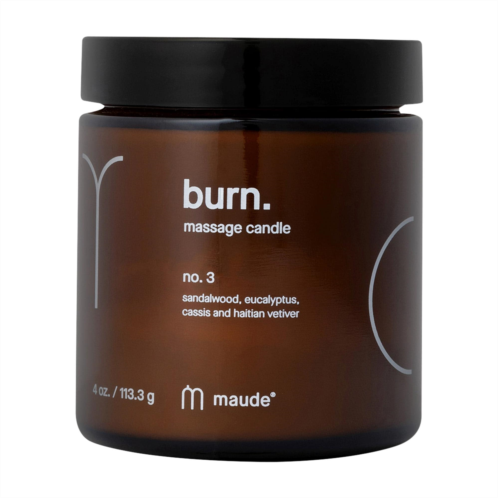 Maude burn - jojoba oil massage candle