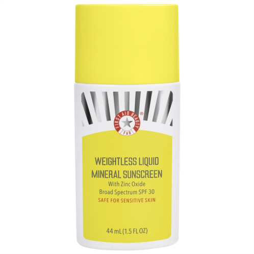First Aid Beauty Weightless Liquid Mineral Sunscreen with Zinc Oxide SPF 30