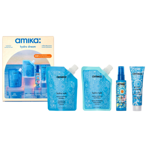 Amika Mini Hydro Rush Shampoo & Conditioner Set