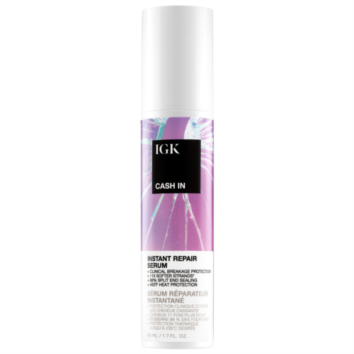 IGK Cash In Instant Repair Multitasking Hair Serum