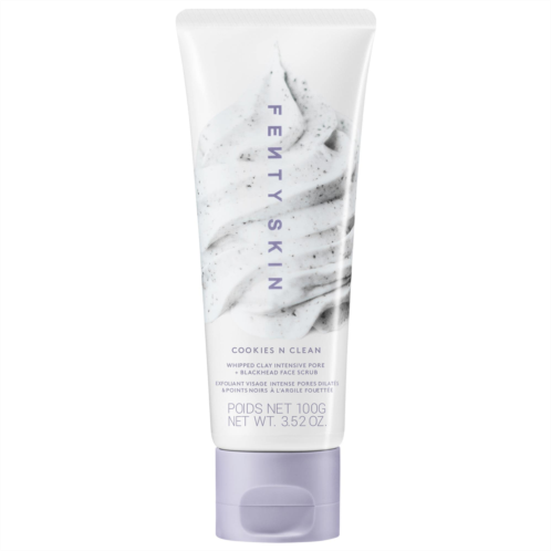 Fenty Beauty by Rihanna Cookies N Clean Whipped Clay Intensive Pore Blackhead Face Scrub with Volcanic Sand Charcoal