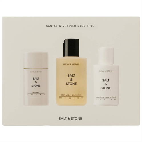 Salt & Stone Santal & Vetiver Mini Trio Discovery Set