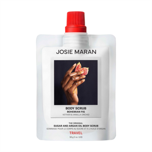 Josie Maran Mini Bohemian Fig - Argan Oil Sugar Balm Refillable Exfoliating Body Scrub