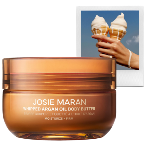 Josie Maran Vanilla Vibezzz - Whipped Argan Oil Refillable Firming Body Butter Jar