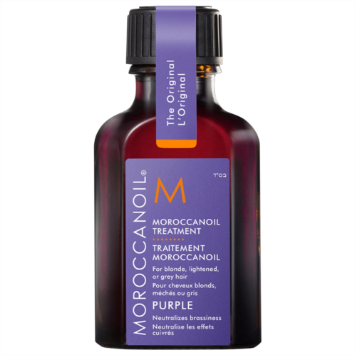 Mini Moroccanoil Treatment Purple Hair Oil for Blonde Hair