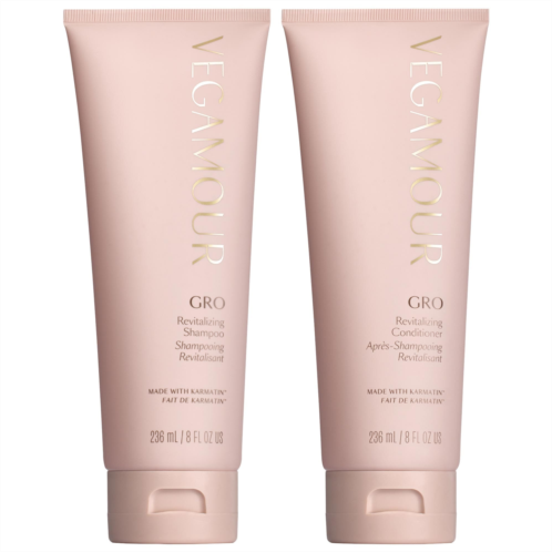Vegamour GRO Revitalizing Shampoo and Conditioner Set for Thinning Hair