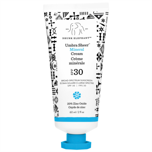 Drunk Elephant Umbra 100% Mineral Cream SPF 30/PA Tinted Face Sunscreen