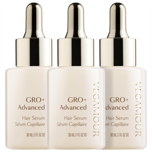 Vegamour GRO Advanced Hair Serum Trio Set for Thinning Hair for Thinning Hair