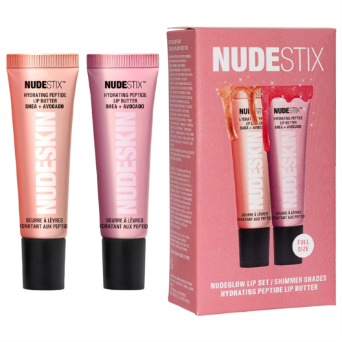 NUDESTIX Nudeglow Hydrating Peptide Lip Butter Duo Set