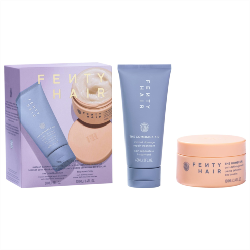Fenty Beauty by Rihanna The Curl Crew Instant Damage Repair Treatment Curl Defining Cream Set