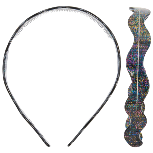 Chunks Wavy Headband in Dark Sparkle