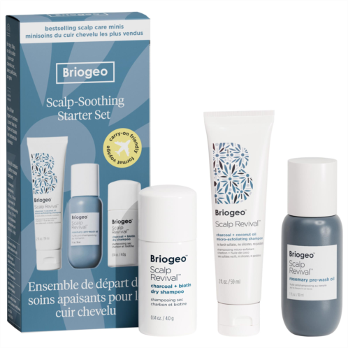 Briogeo Scalp Revival Moisture Detox Refresh Minis Kit for Dry Flaky Scalp