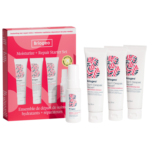 Briogeo Dont Despair Repair! Strengthening Hydrating Minis Kit for Dry Damaged Hair