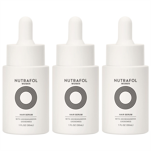 Nutrafol Womens Lightweight Thickening Hair Serum Trio Set for Thinning Hair