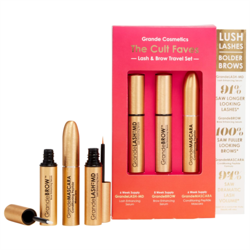 Grande Cosmetics Mini Cult Faves Lash and Brow Serum Set