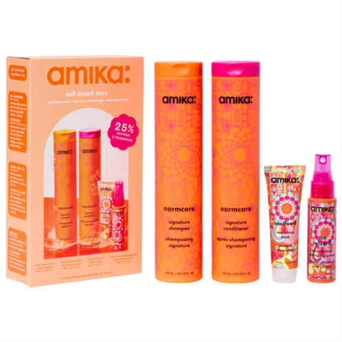Amika Soft Strand Stars Nourishing Shampoo Conditioner Set