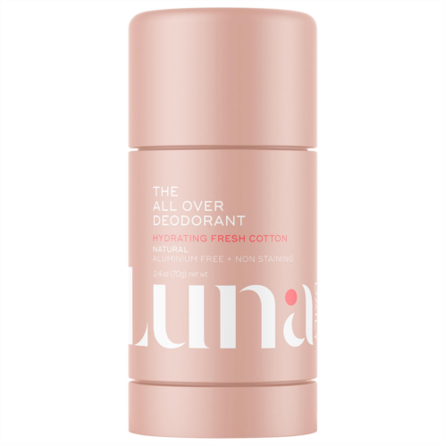 Luna Daily The Hydrating All Over Deodorant- Extra-strength Natural Non-Staining Aluminum Free Body Deodorant Stick