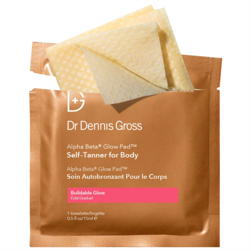 Dr. Dennis Gross Skincare Alpha Beta Glow Pad Self-Tanner for Body