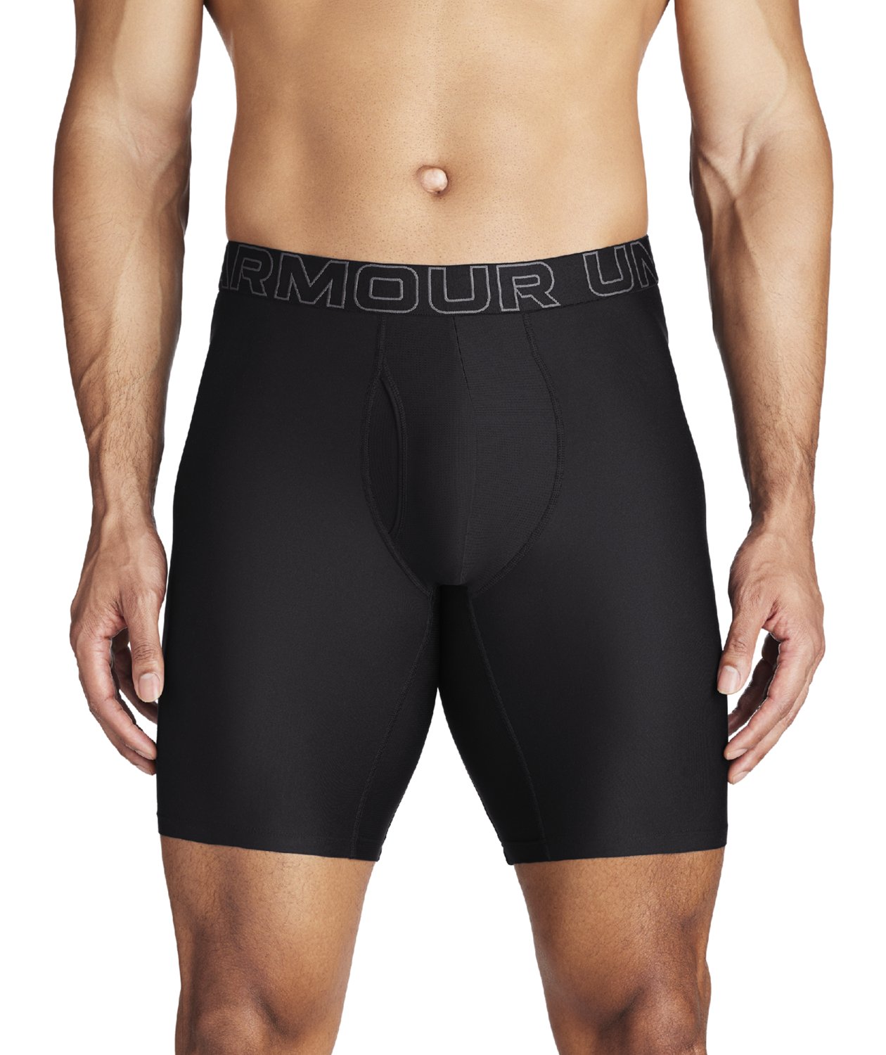 Under Armour Mens Performance Tech 9 in Boxer Briefs 3-Pack