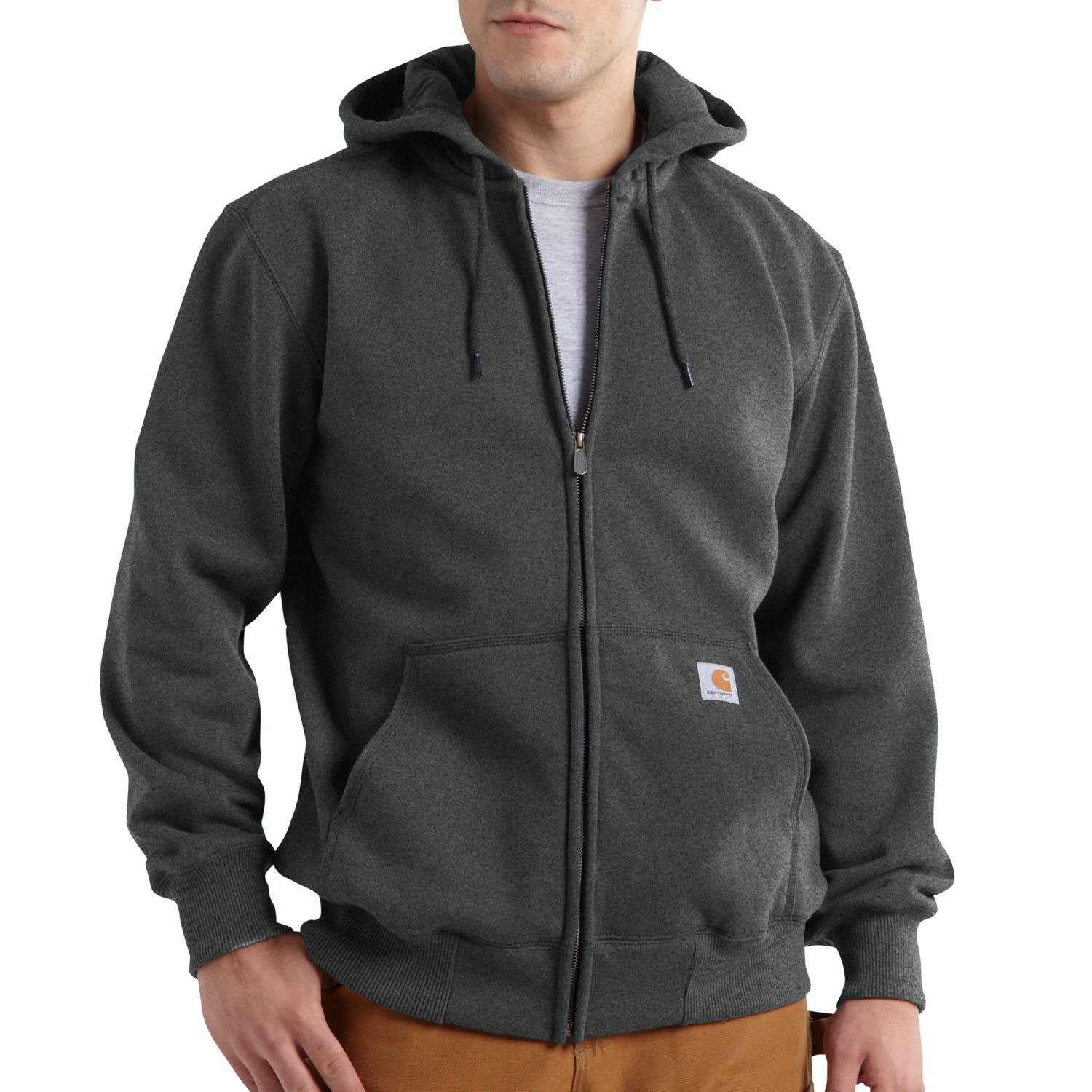 Carhartt Mens Paxton Heavyweight Hooded Zip-Front Sweatshirt