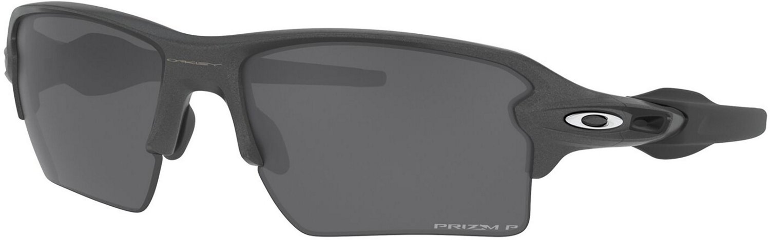 Oakley Flak 2.0 XL Steel Prizm Black Polarized Sunglasses