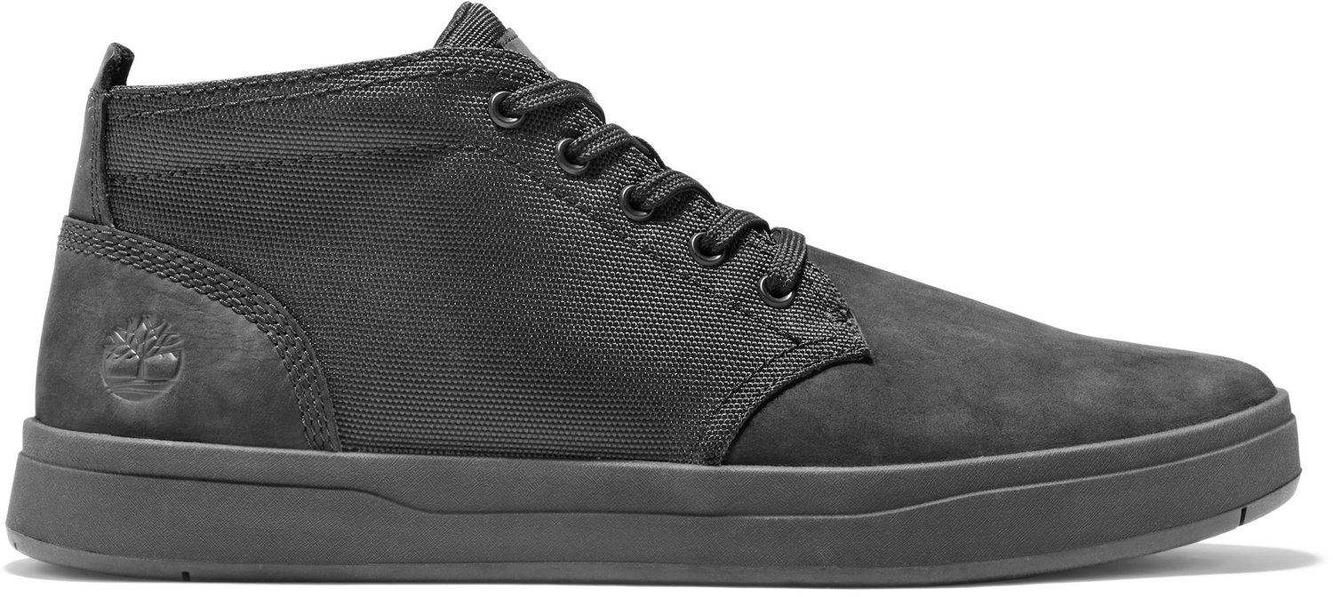 Timberland Mens Davis Square Fabric and Leather Chukka Boots
