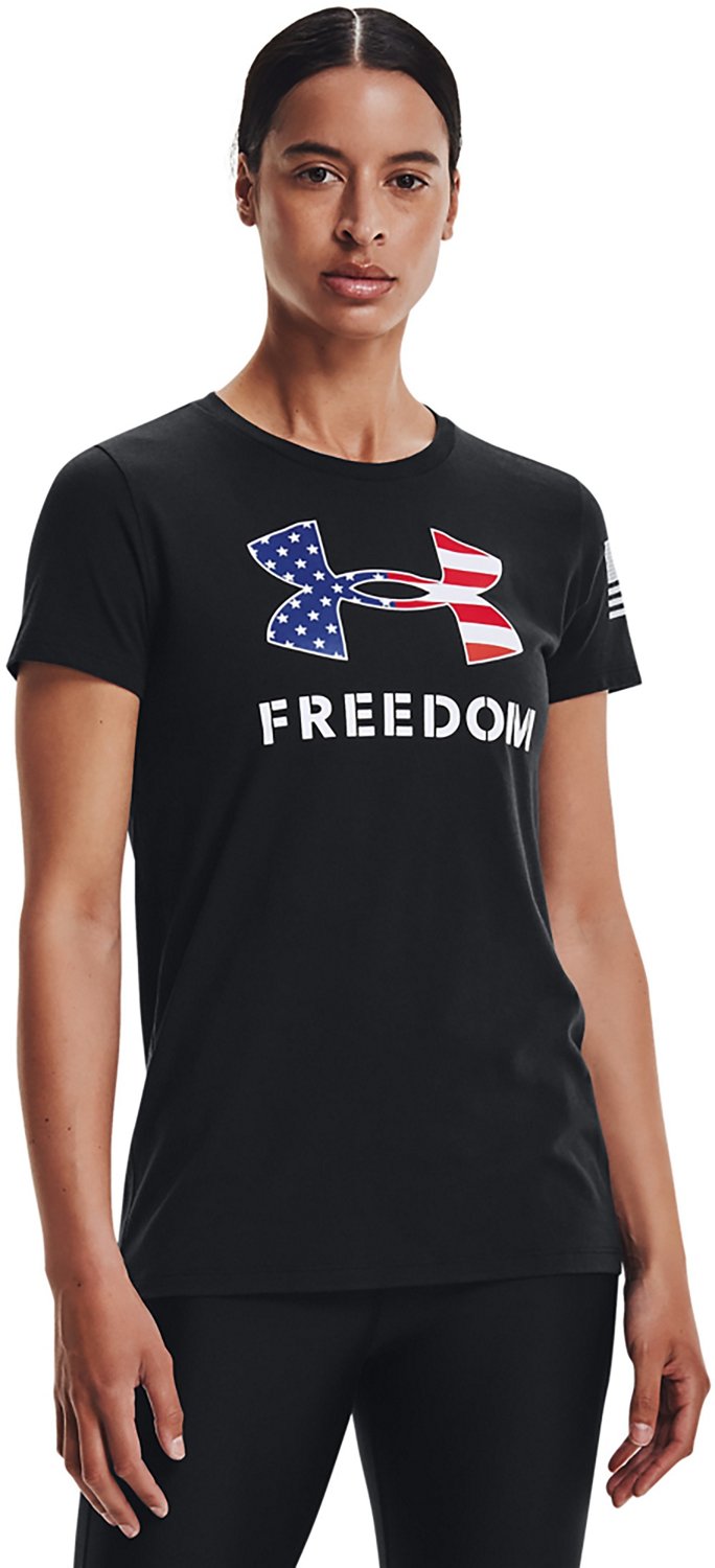Under Armour Womens Freedom Logo Graphic Short Sleeve T-shirt